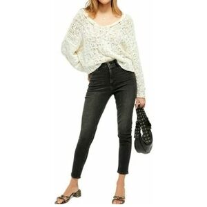 We The Free Women's‎ Milkyway Skinny Ankle Jeans OB1133454 Black 29 High Rise